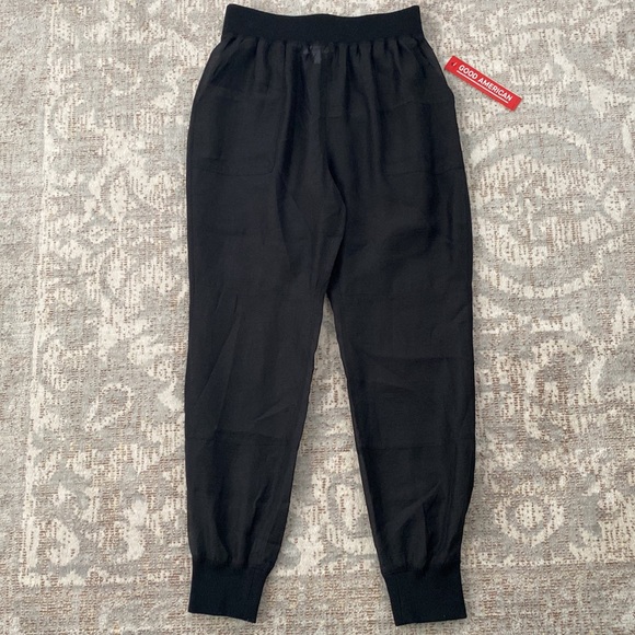 Good American Take Me Out Sheer Jogger Pants - Picture 5 of 6